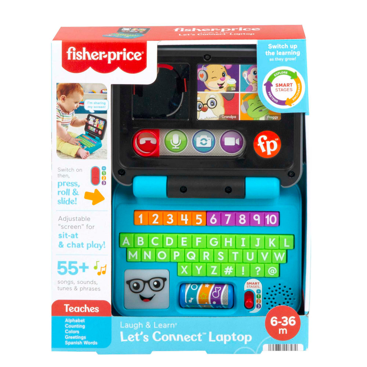 Fisher-Price Laugh & Learn Let's Connect Laptop - English Version