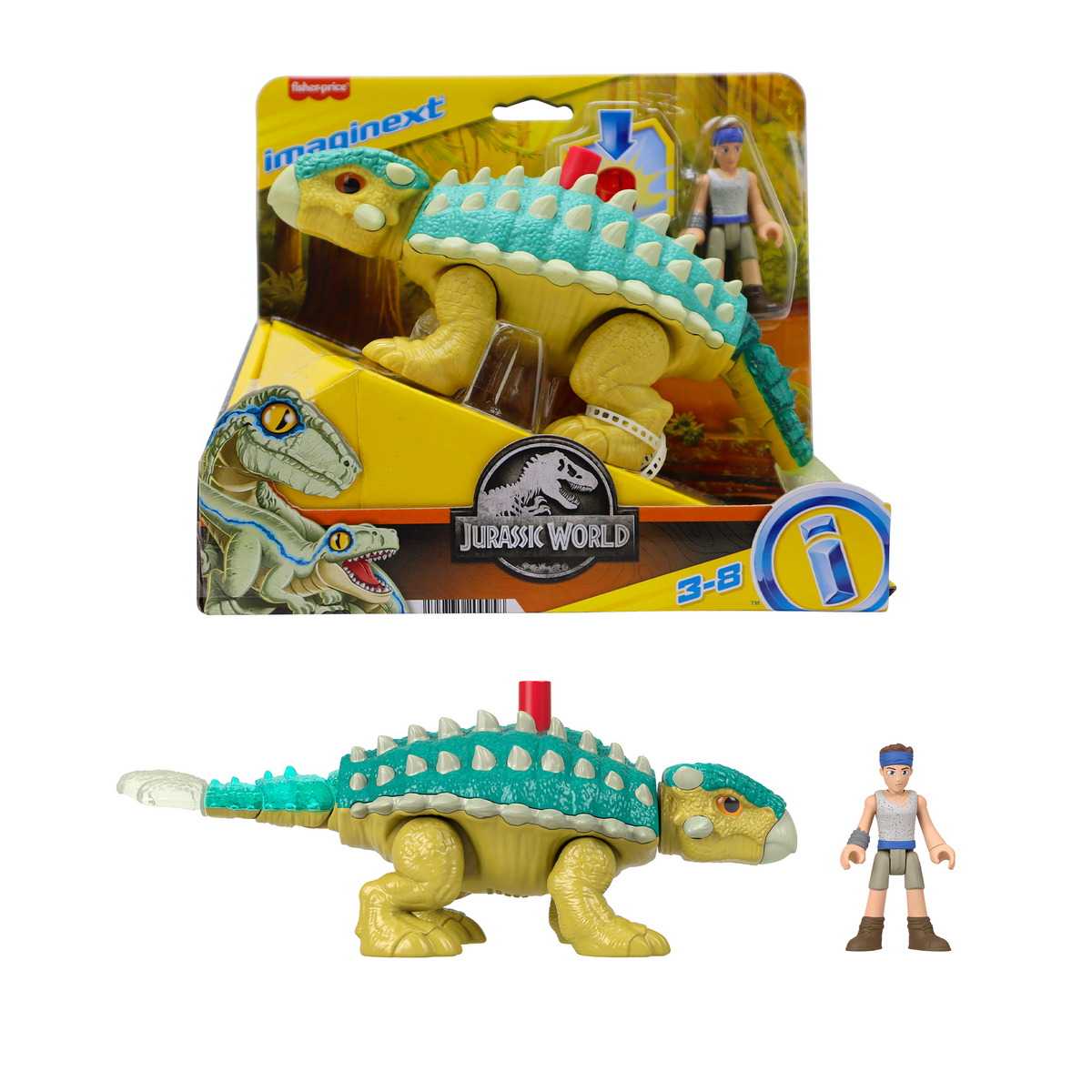 Imaginext Jurassic World Coffret Figurines Bumpy et Ben