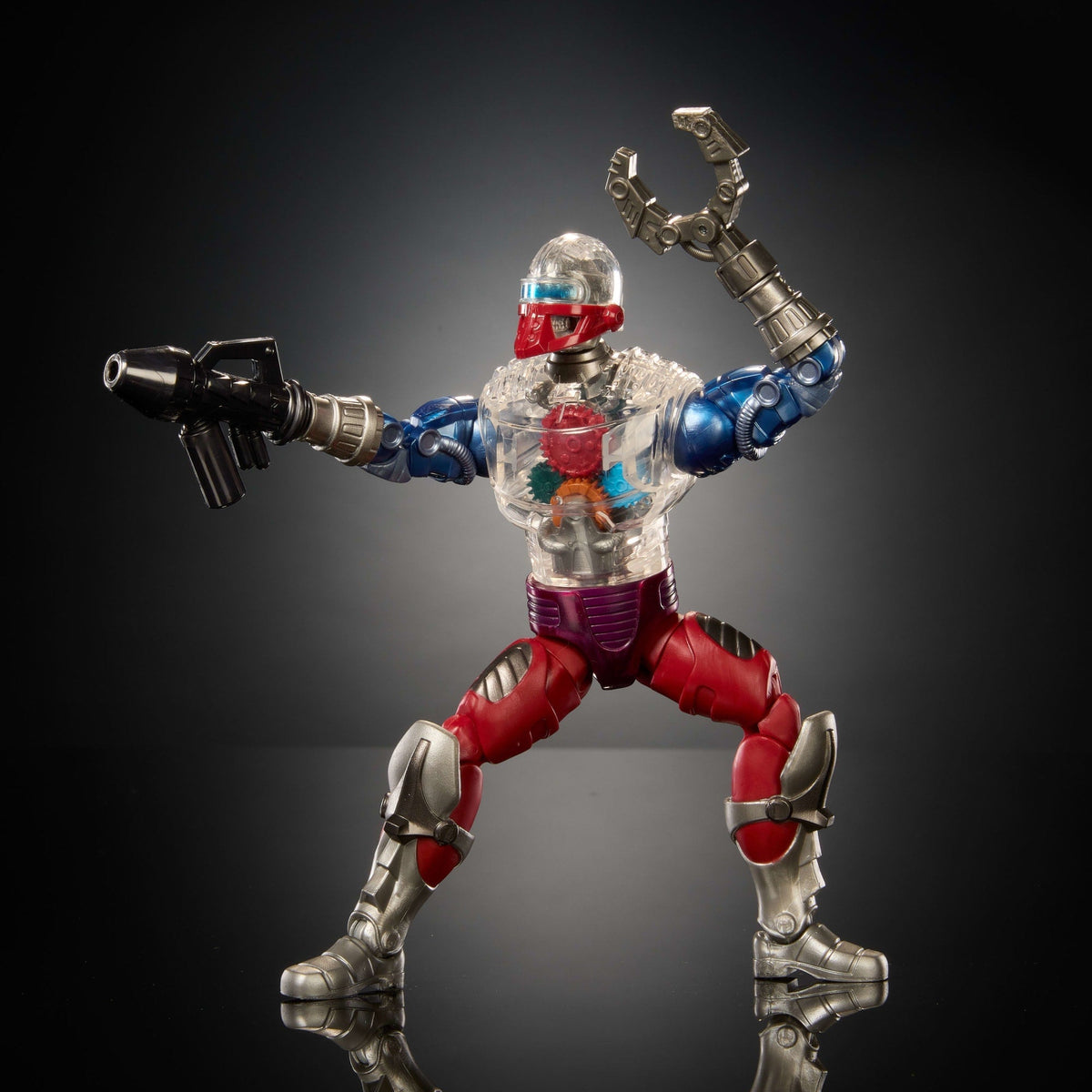 Masters Of The Universe Masterverse New Eternia Roboto Action Figure, MOTU Toy Hero, 30 Articulations
