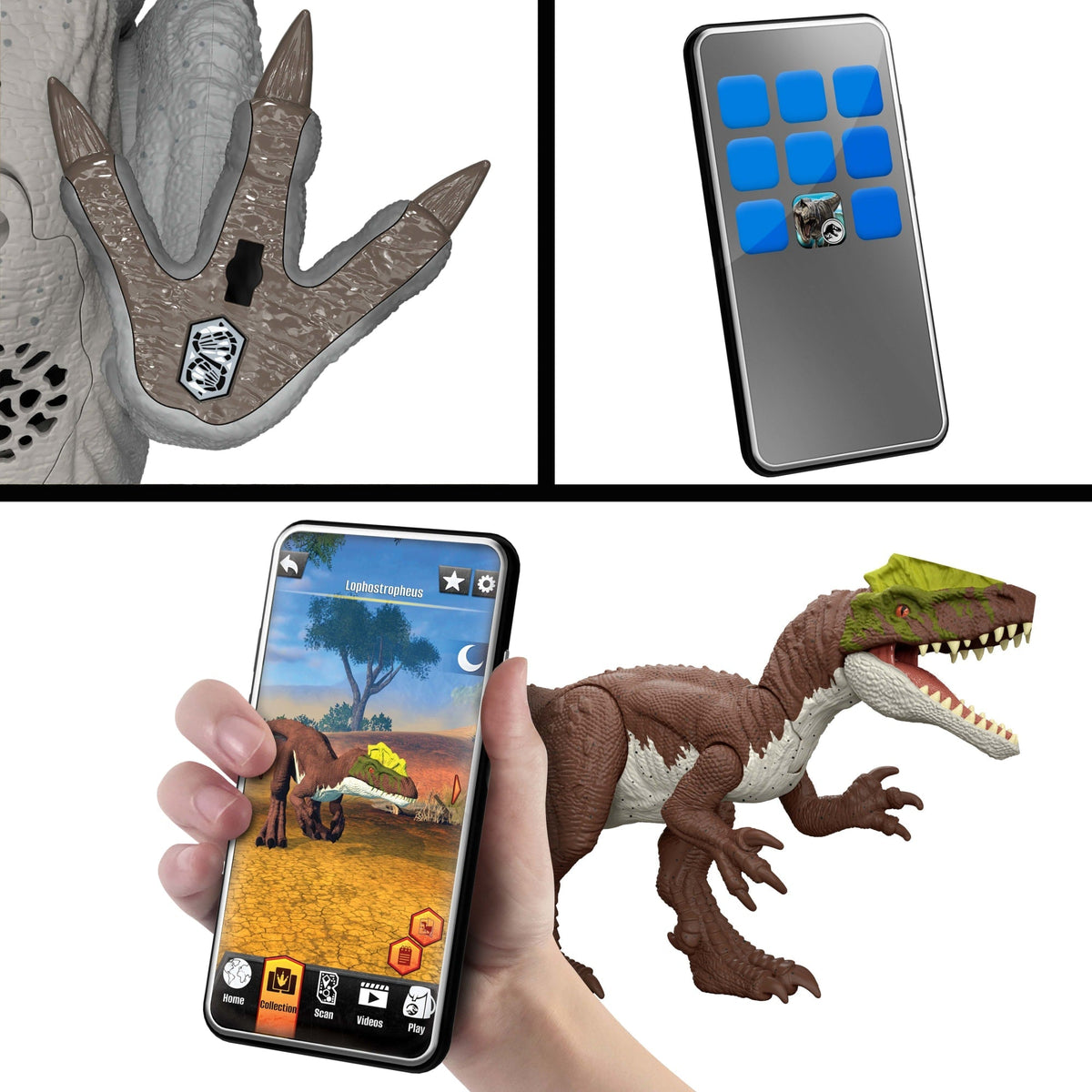 Jurassic World Dinosaurio de Juguete Rebirth Mordida de Ataque