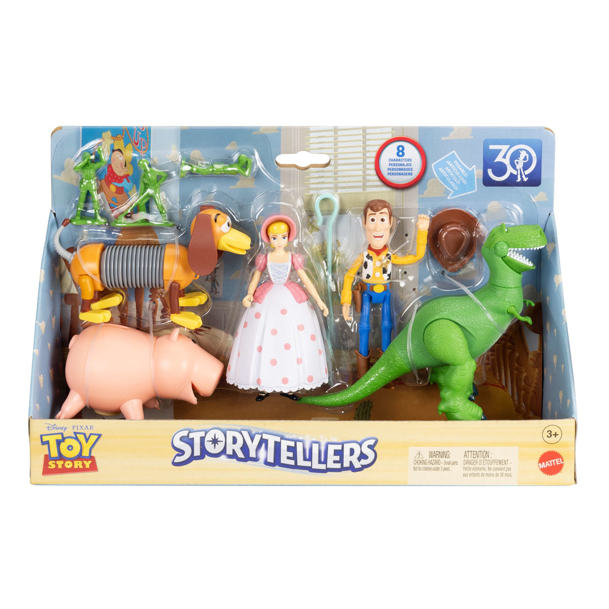 Disney And Pixar Storytellers Pack, Toy Story Movie 30th Year Movie Multi-Pack Of 5 Plus Figures