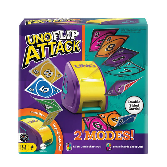 Uno Flip Attack™  Jeu de Cartes Pour enfants, Adultes et Familles