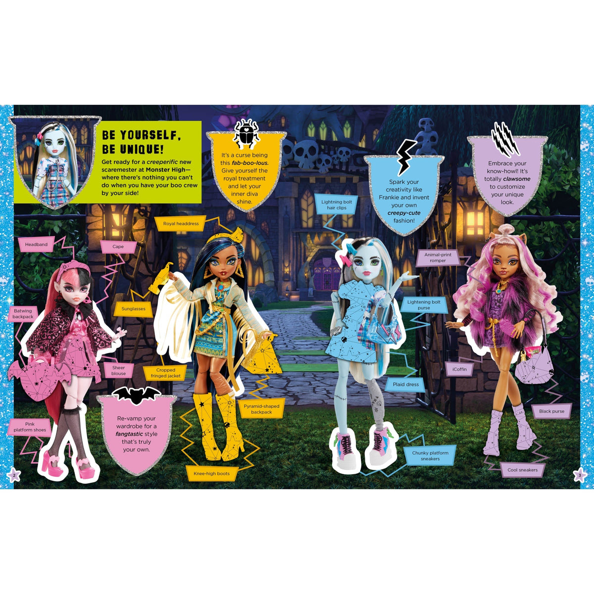 Monster High: Dress-Up Sticker Book (Ages 6+) | Mattel