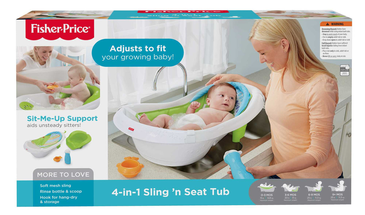 Fisher-Price Baignoire Évolutive 4 en 1