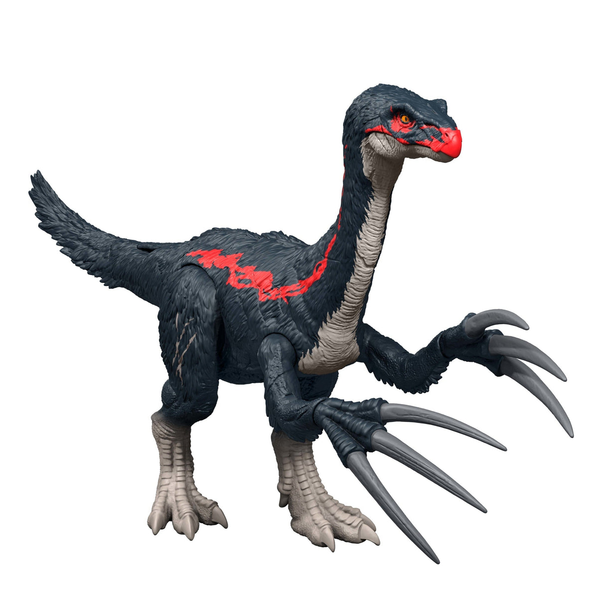 Figurine de Dinosaure Therizinosaurus Slash N Roar Monde Jurassique, Jouet D’Attaque Émettant des Sons, La Théorie du Chaos