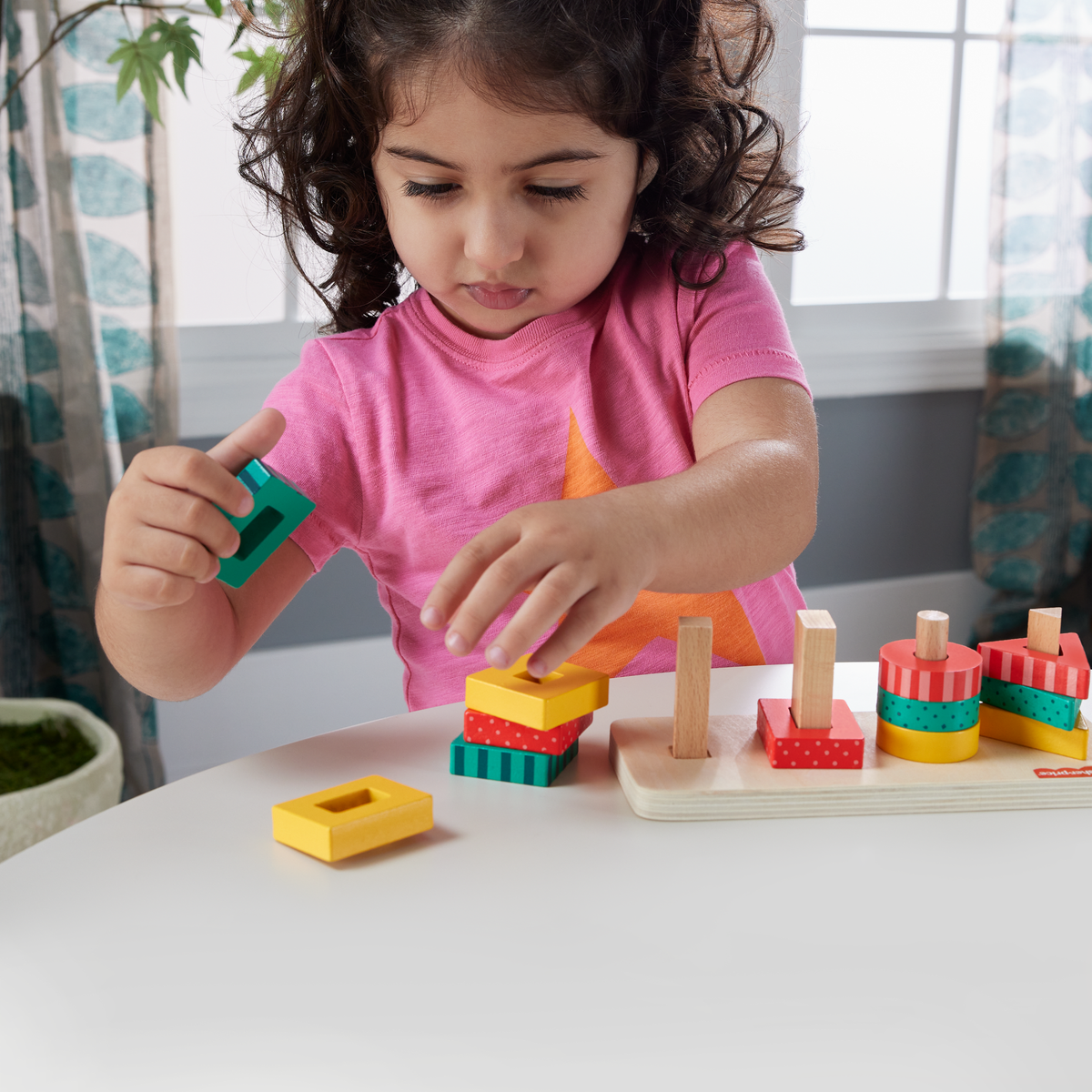 Fisher-Price Brinquedo para Bebês Classificador de Formas de Madeira