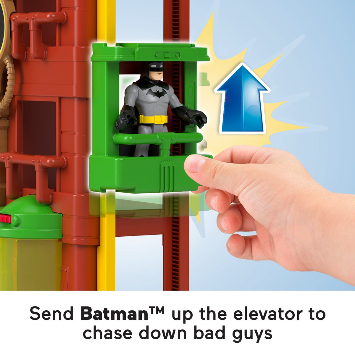 Imaginext DC Super Friends Crime Alley Playset With Batman & 4 Villain Figures