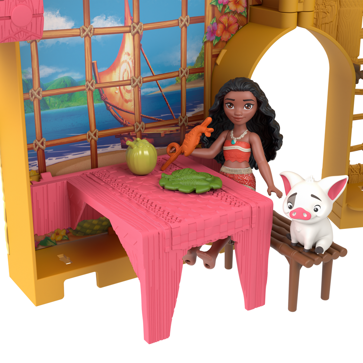 Disney Princesa Conjunto de Brinquedo Castelo Moana Empilhável