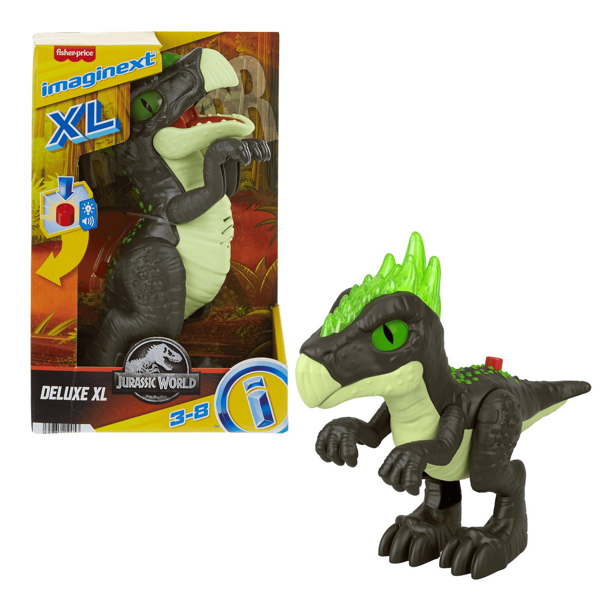 Imaginext Jurassic World Dinosaurio de Juguete Dracorex XL Deluxe