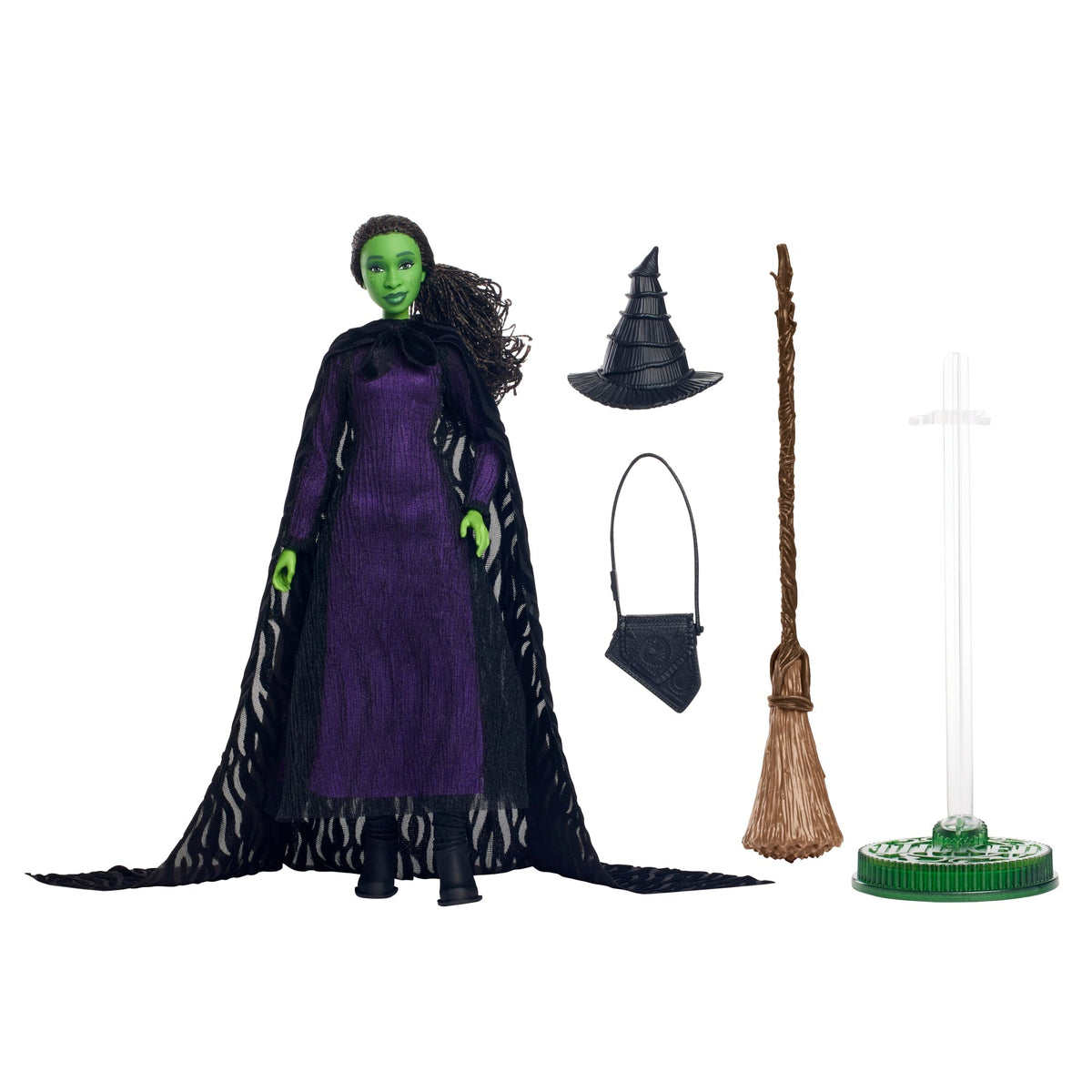 Universal Pictures’ Wicked Deluxe Elphaba Fashion Doll & Accessories With Braided Hair & Posability - Coming Soon