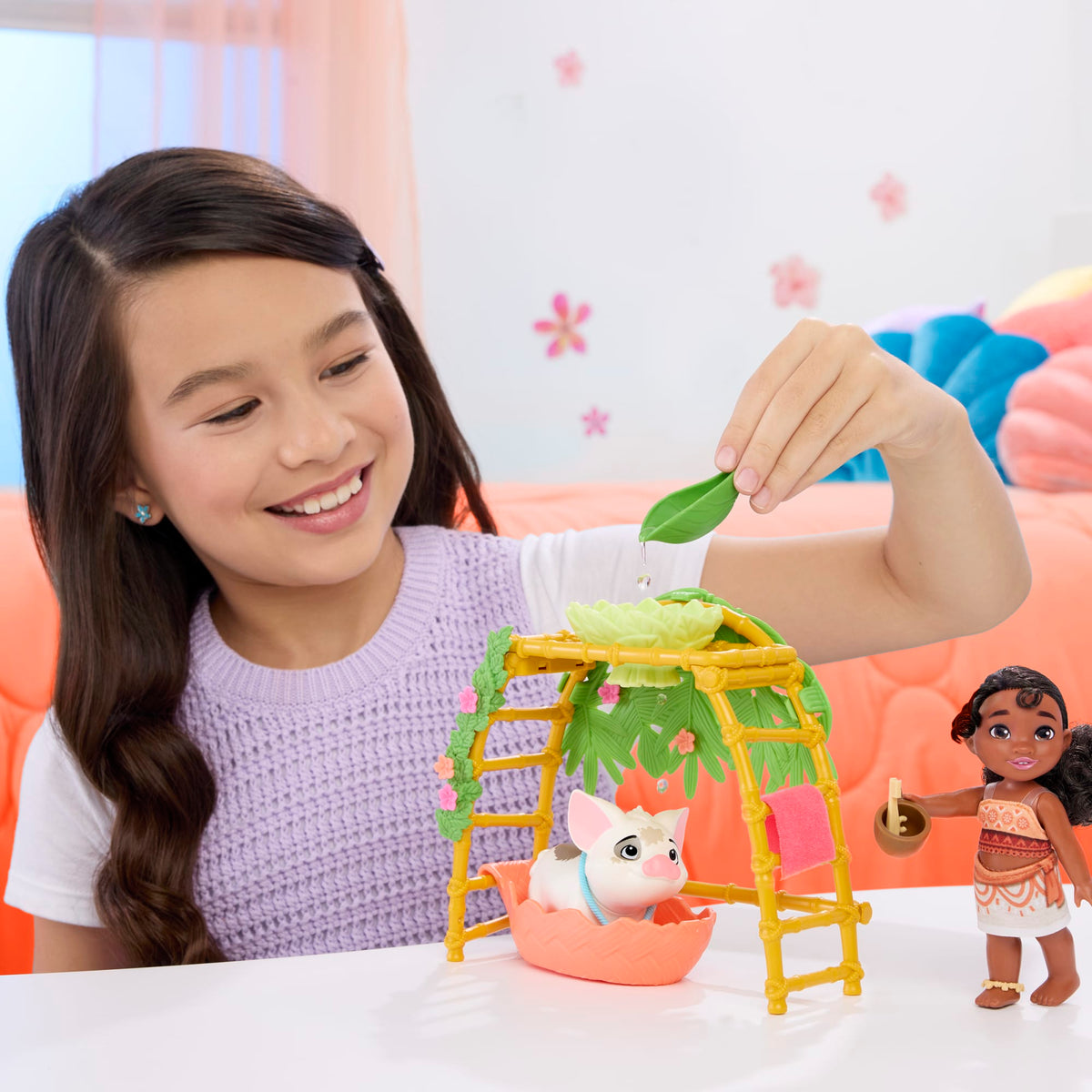 Moana 2 Set de Juego Simea y Pua Diversión a la Hora del Baño