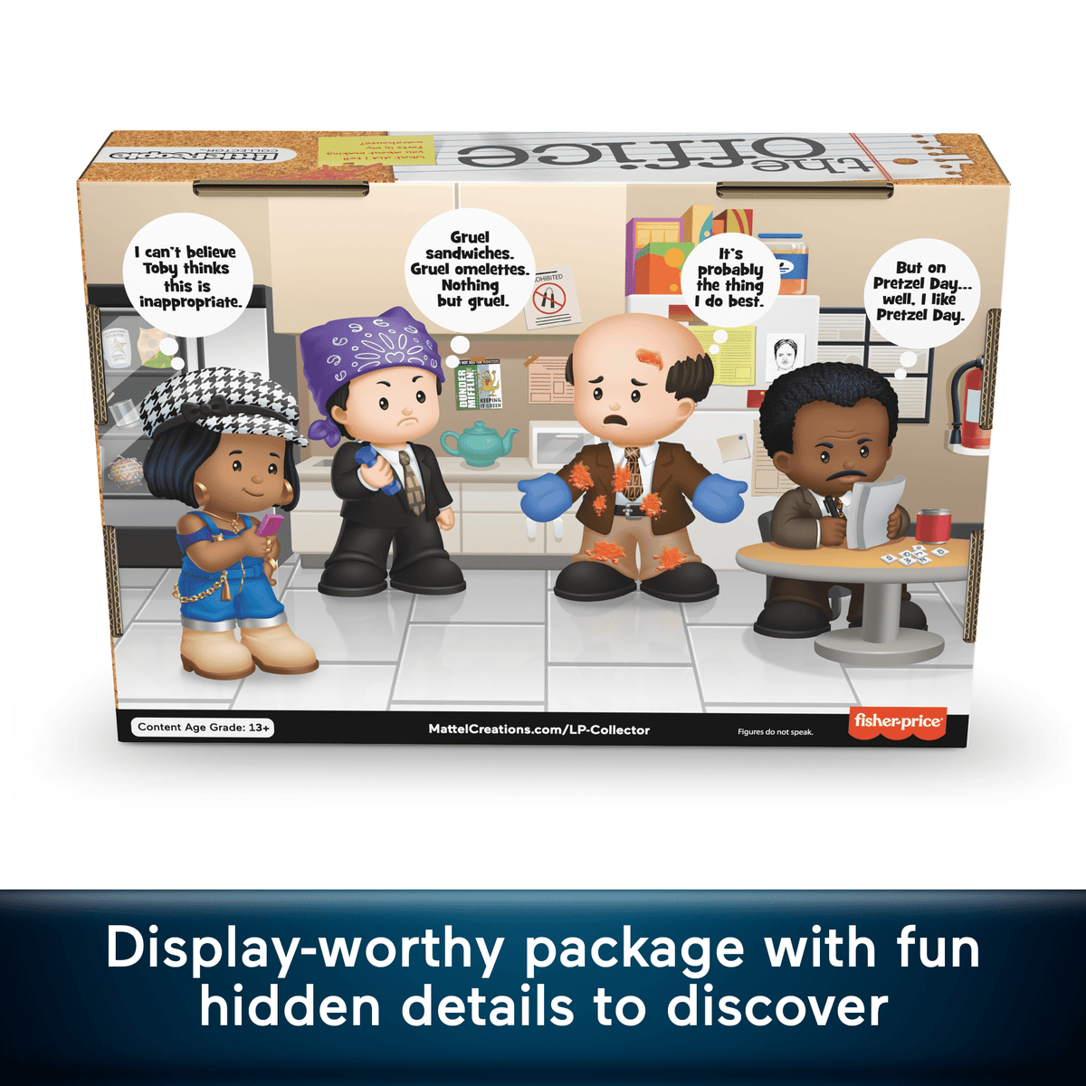 Little People Collector The Office TV Show Best Moments Special Edition Set, 4 Figures