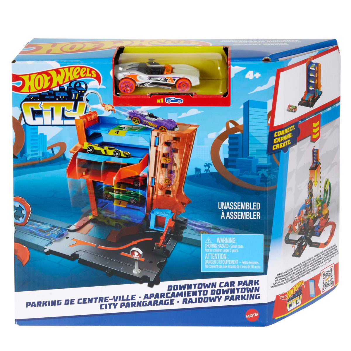 Hot Wheels City Pista de Juguete Garage Doble Altura