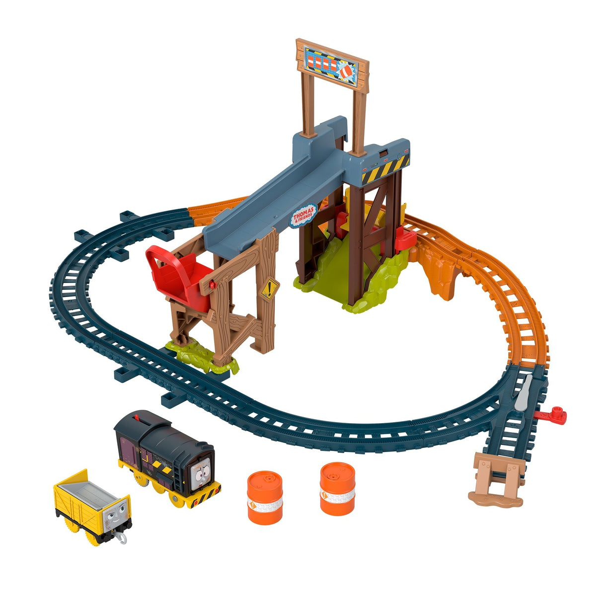 Fpthomas et ses Amis Coffret de Construction Diesel Soulève et Charge