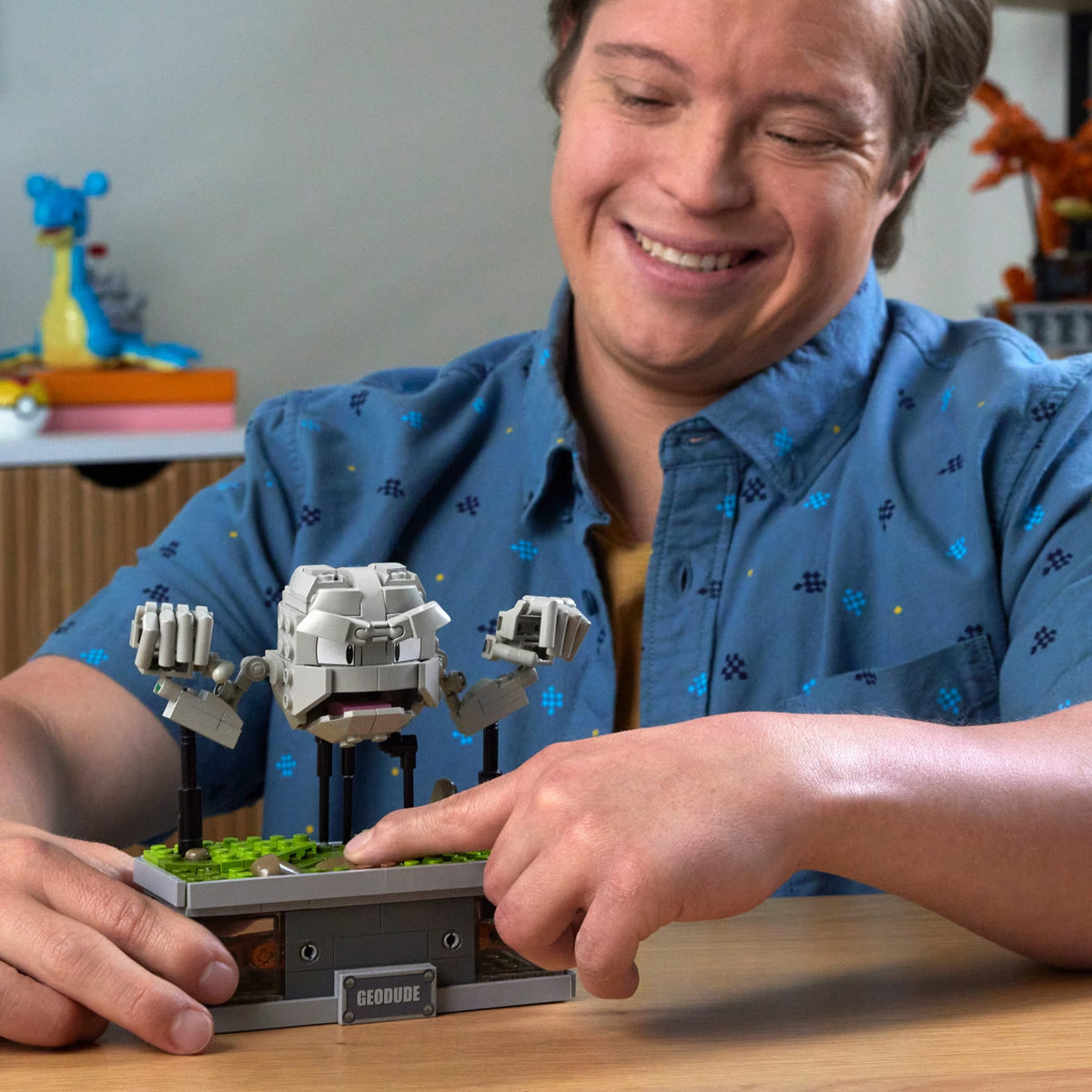 Mega-Pokémon Mini Motion Racaillou-Coffret de Construction