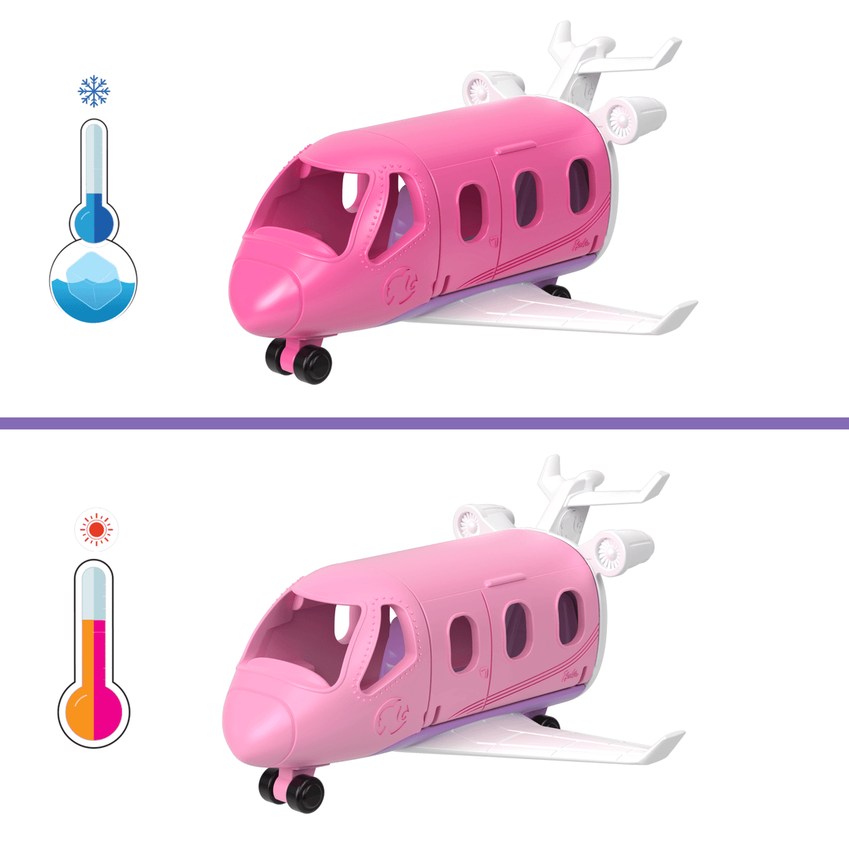 Barbie-Avion de Rêve Mini-Barbieland-Coffret Avec Avion et Poupée