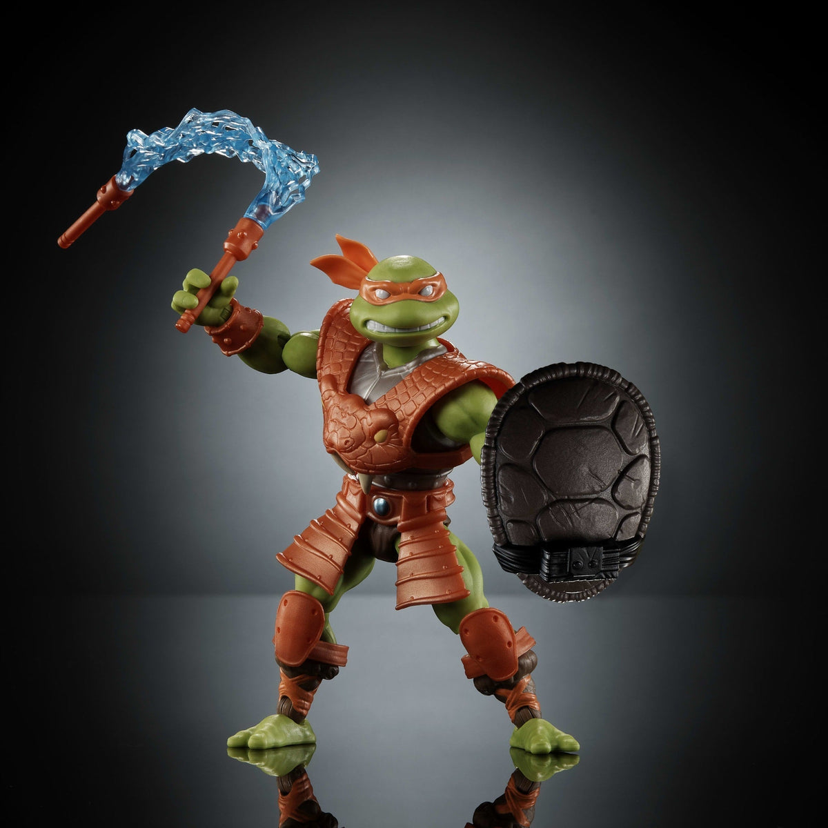 Masters of the Universe Turtles of Grayskull Figura de Acción Michelangelo de 5.5 pulgadas