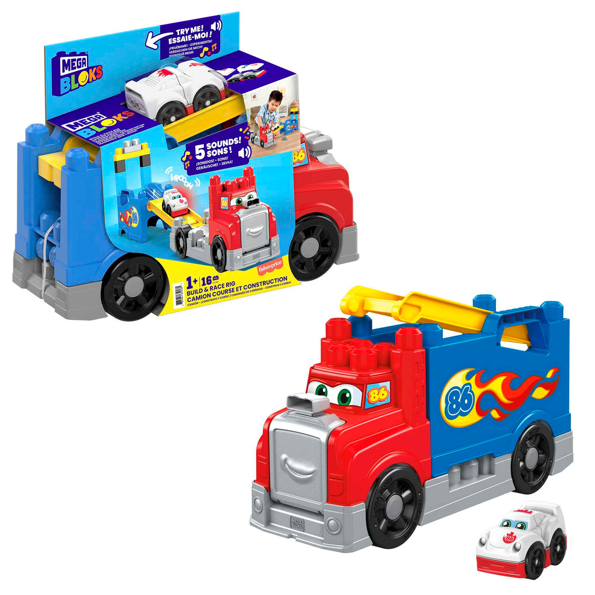 Mega Bloks Mon Camion de Course