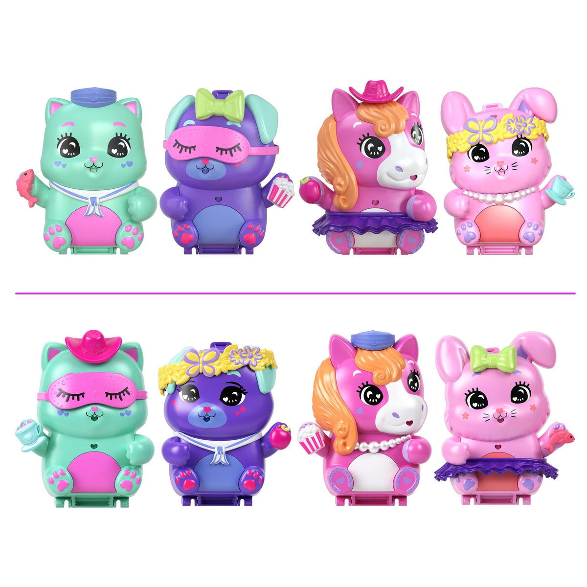 Polly Pocket  Coffret  Poney Rodéo, Micro-Poupée, Chevaux, Access.