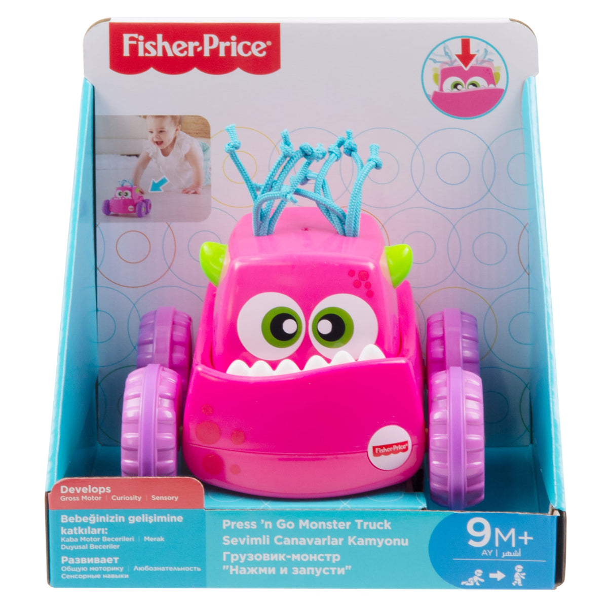 Fisher-Price Veículo de Brinquedo Monstro Verde